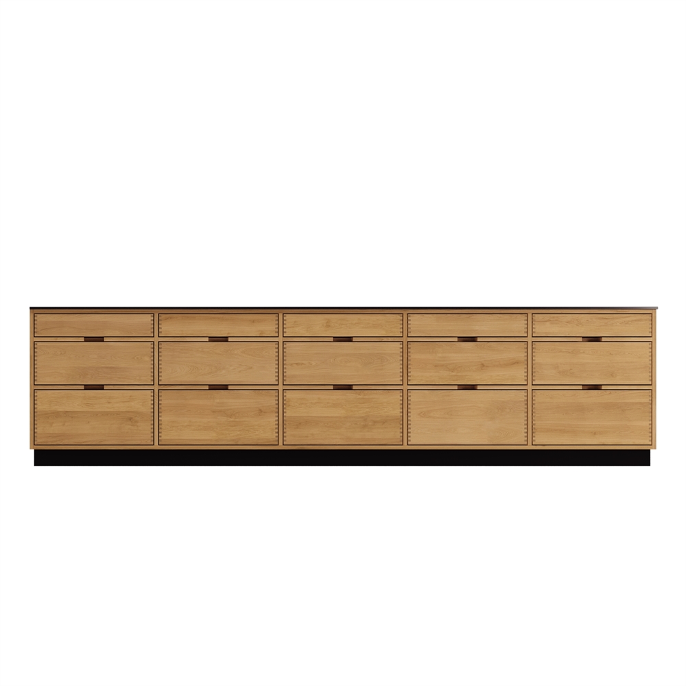 Just Wood Leicht geölt Køkkenø - 311,4 cm bred - 100 cm dyb