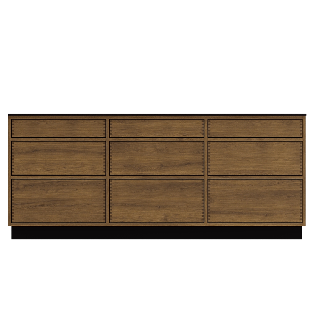 Just Wood Push Dunkel geölt Køkkenø - 187,6 cm bred - 100 cm dyb