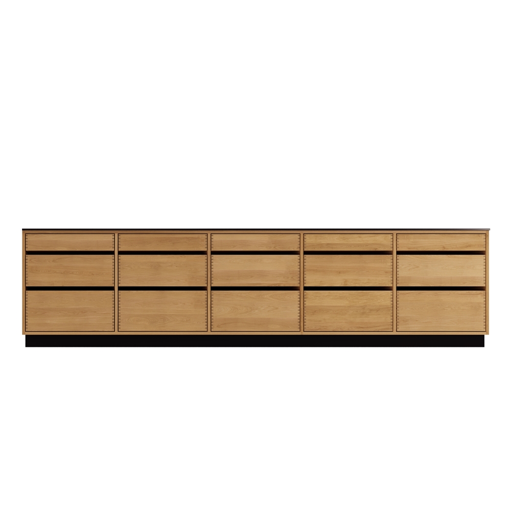 Just Wood Original Leicht geölt Køkkenø - 311,4 cm bred - 100 cm dyb