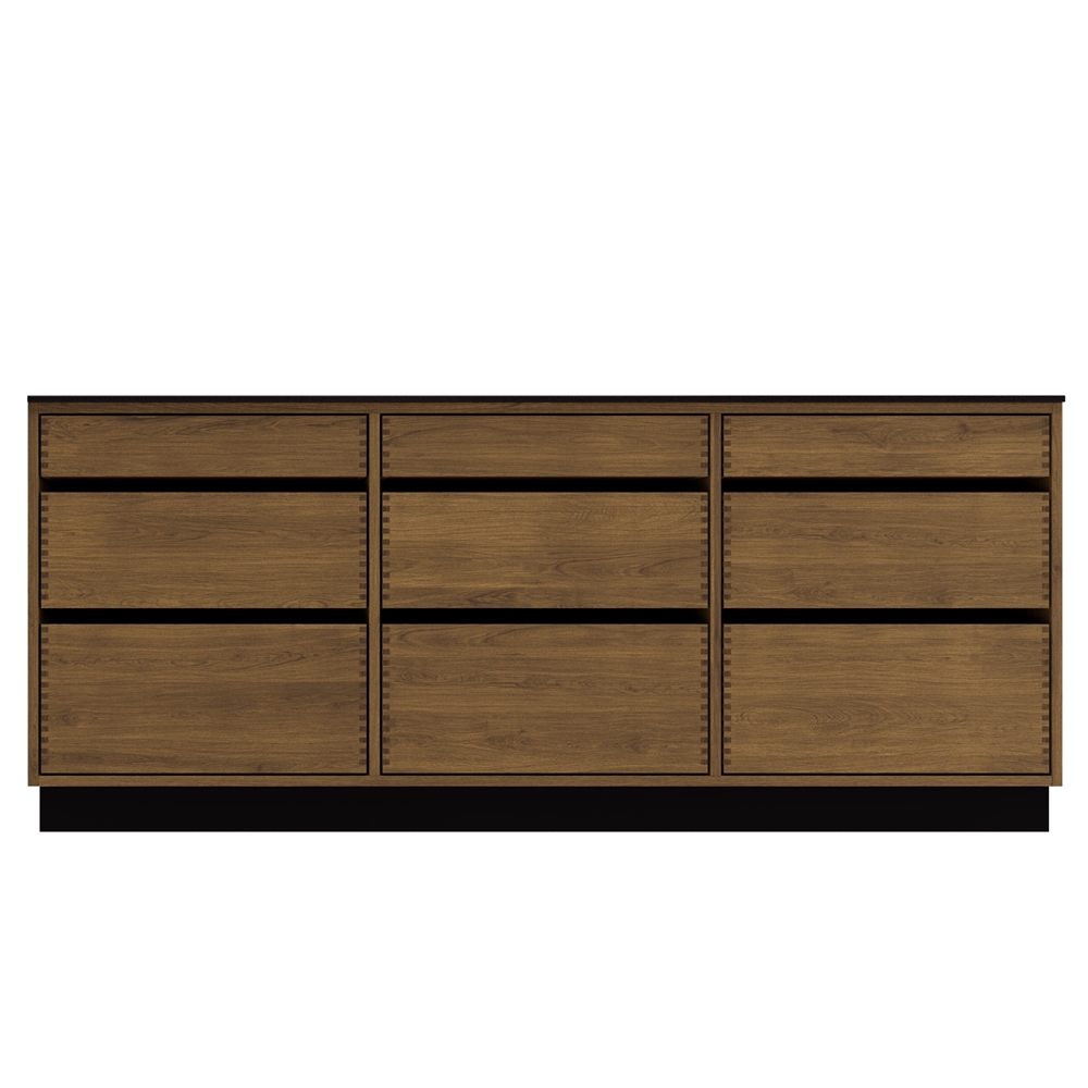 Just Wood Original Dunkel geölt Køkkenø - 187,6 cm bred - 100 cm dyb