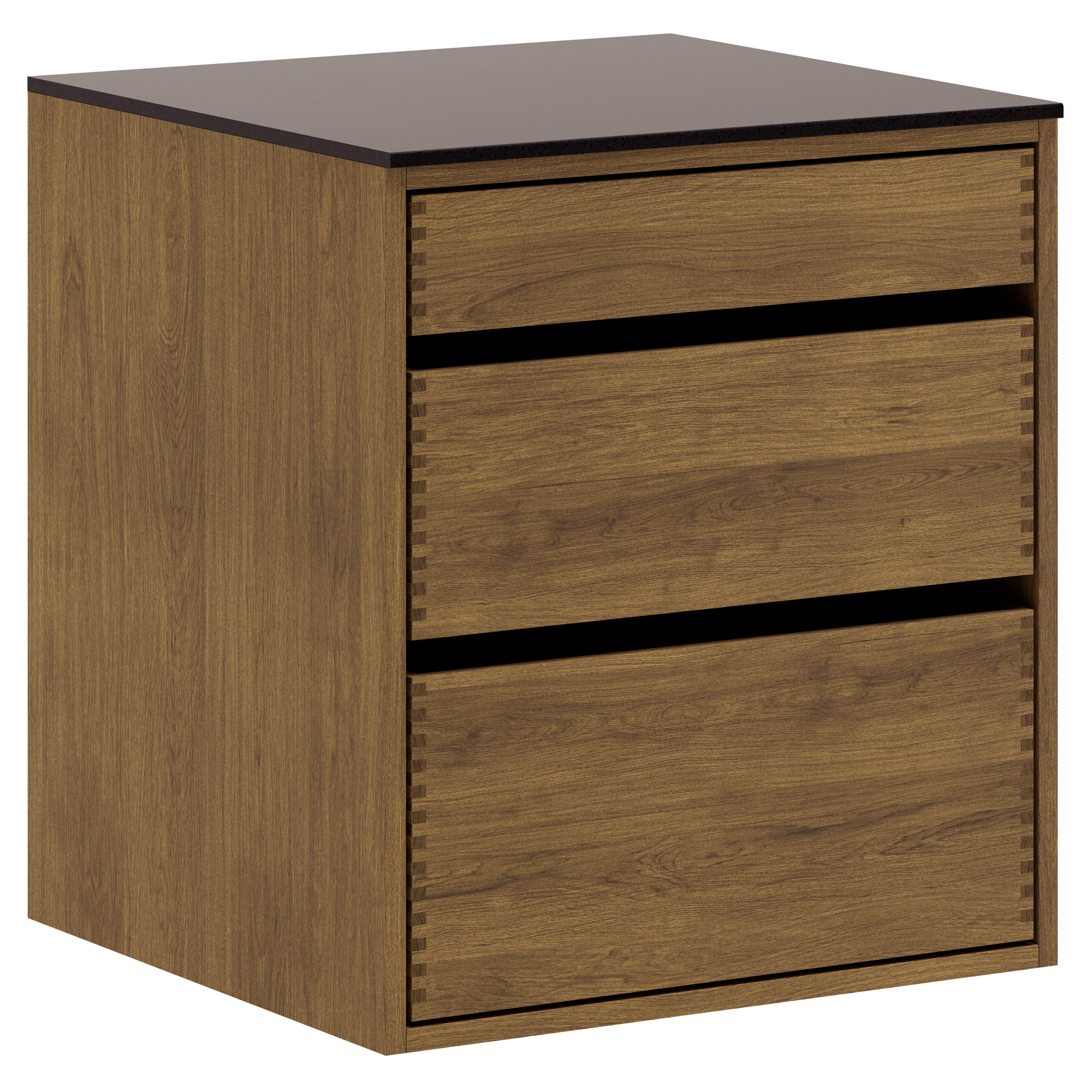 60 cm Dunkel geölt Just Wood Original Unterschrank 60 cm in der Tiefe