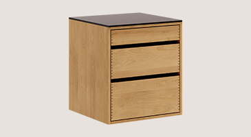 Hell geölt Original Schreiner Unter Schrank